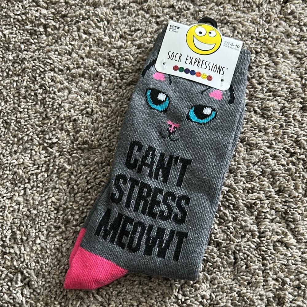 Cat socks nwt